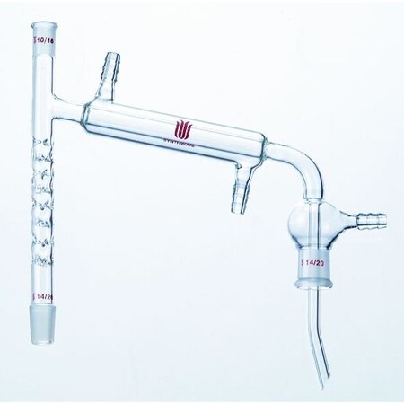Synthware DISTILLATION HEAD, VIGREUX, MICRO, 14/20, 10/18, 195X185mm D141014